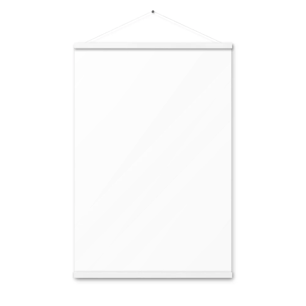Enhanced Matte Paper Poster With Hanger (in)