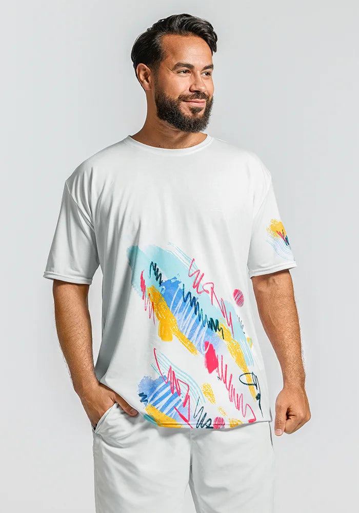 All-Over Print Men's Crew Neck T-Shirt